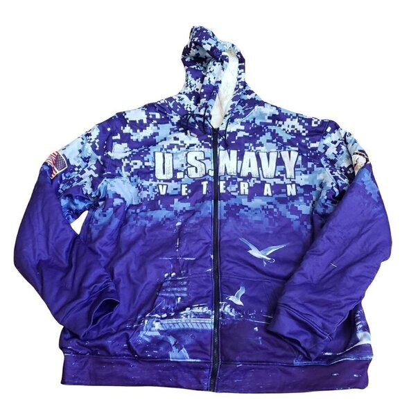 US Navy Veterns Jacket 4xl - Picture 1 of 11